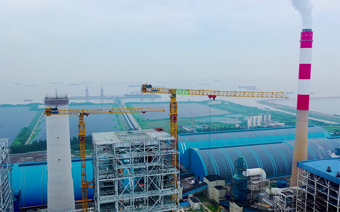 双塔合璧！华能太仓电厂项目华体会·官方版网站登录入口超大塔显身手