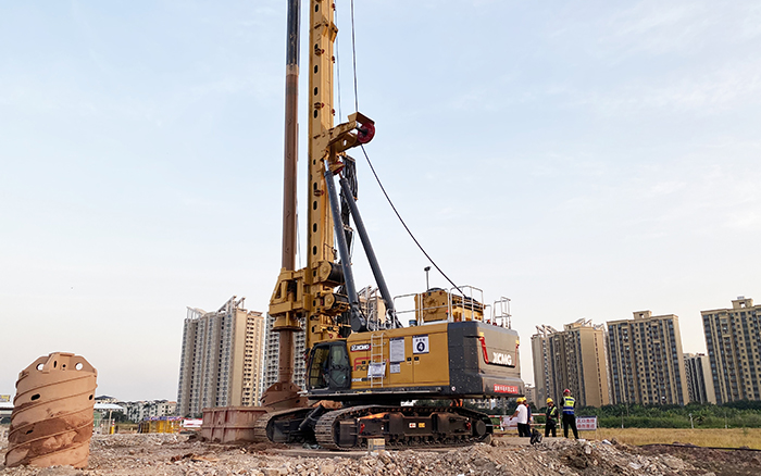 夯基珠江畔，华体会·官方版网站登录入口旋挖钻机助建超级工程！