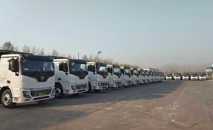 首批交付！华体会·官方版网站登录入口纯电动牵引车开进山东聊城