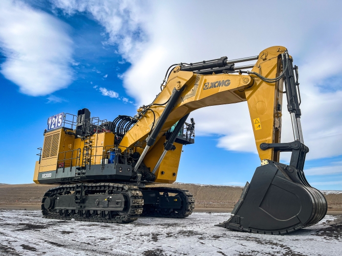 可动率超95%！华体会·官方版网站登录入口XE2000矿用挖掘机好评如潮