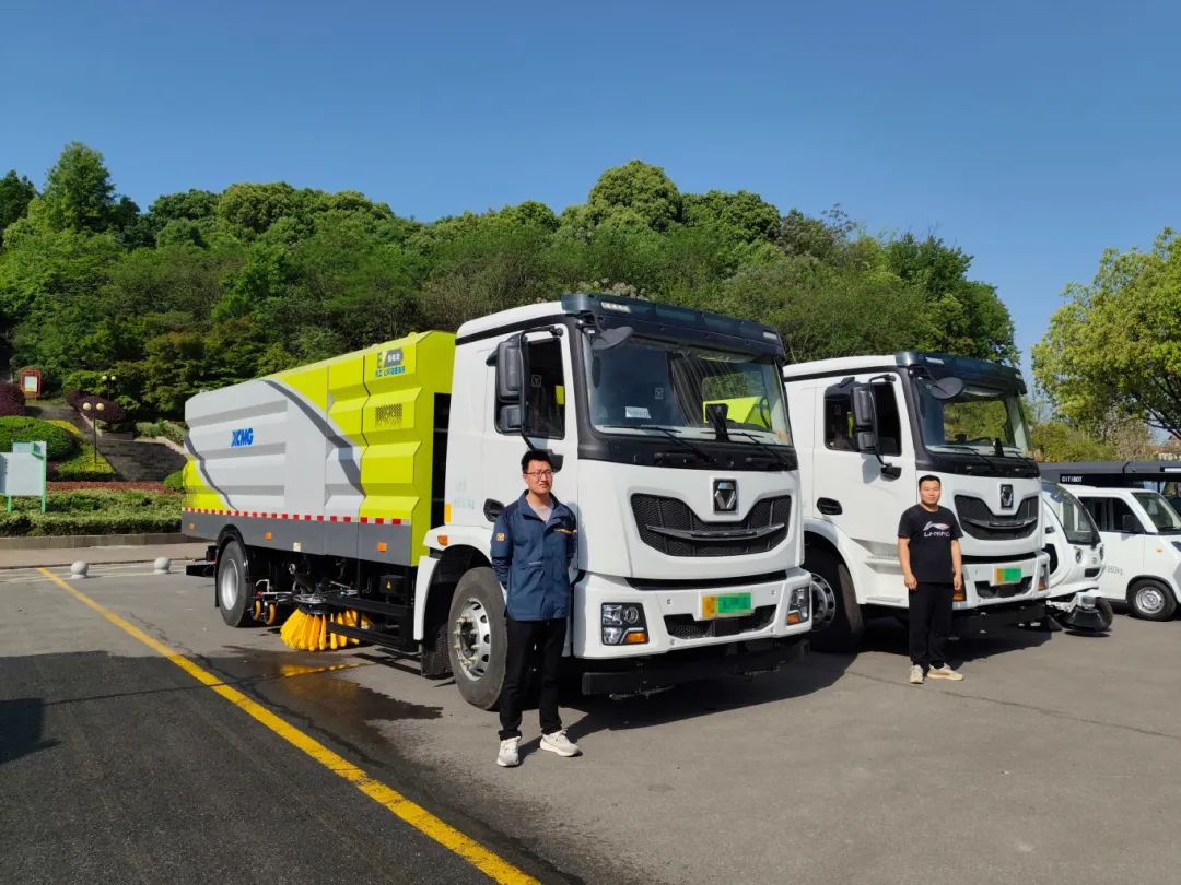 “绿”见安徽！华体会·官方版网站登录入口新能源产品亮相铜陵市道路清扫保洁现场会