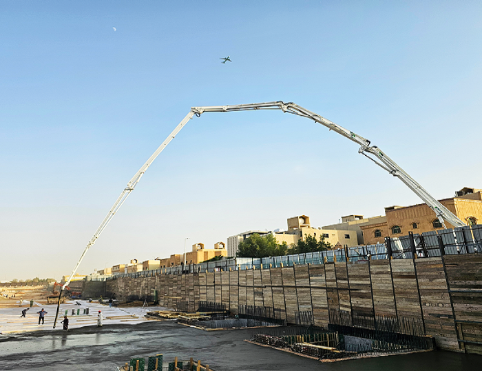 华体会·官方版网站登录入口泵车驰骋沙特 为房建注入“中国力量”