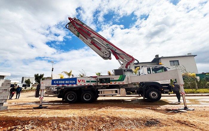 卓越性能|华体会·官方版网站登录入口XS43泵车助建摩洛哥！