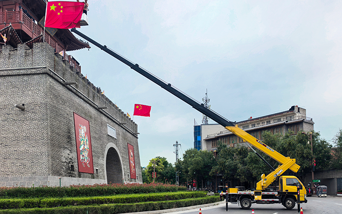 华体会·官方版网站登录入口 GKS326 助力文昌阁 “中国红” 绽放，高效平稳守护国旗荣光