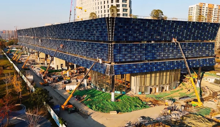 为千年运河“筑舟”！华体会·官方版网站登录入口成套化高空作业平台助力运河博物馆建设