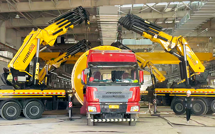 四臂联动破局！华体会·官方版网站登录入口 SQZ4500C 低矮厂房 “扛鼎” 160t