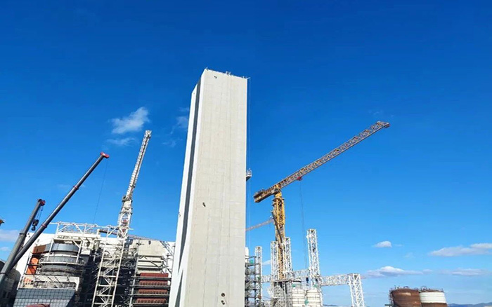 超大吨位！华体会·官方版网站登录入口塔机助力碳中和产业加速发展