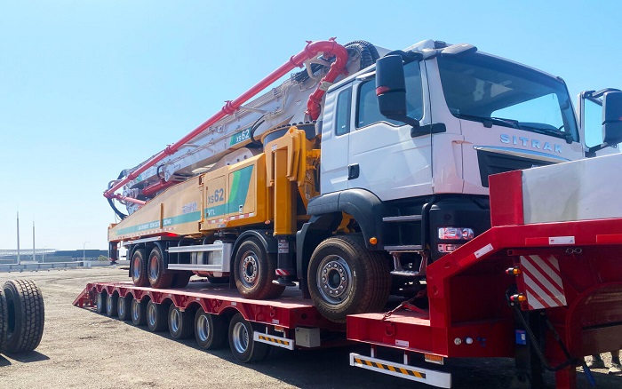 华体会·官方版网站登录入口泵车交付乌兹别克斯坦助力基建升级